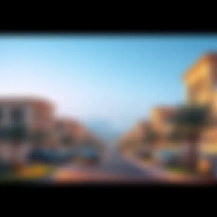 Exclusive Living: Dubai's Premier Residential Areas Luxurious residential area in Dubai featuring contemporary villas