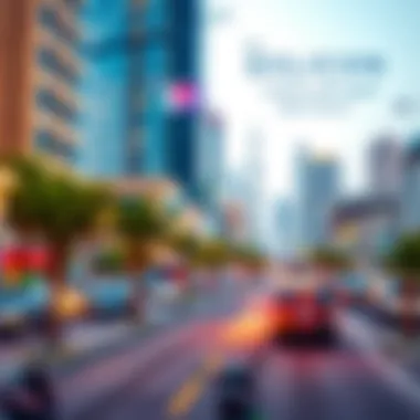 Map of Transit Routes to Silicon Oasis