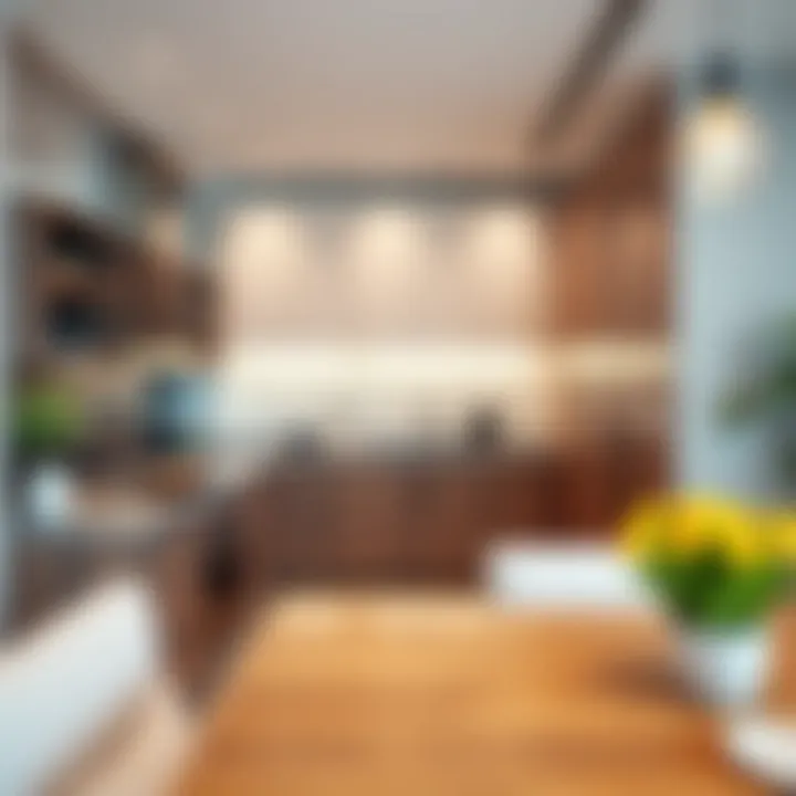 Stylish kitchen with contemporary finishes