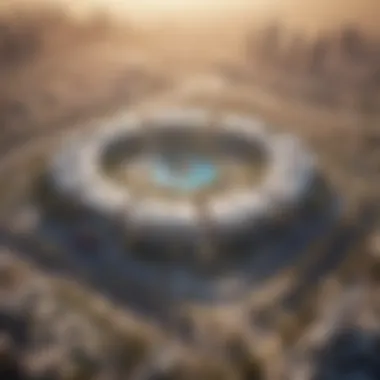 Modern Architecture of Oasis Silicon Aerial view of Oasis Silicon showcasing its modern architecture
