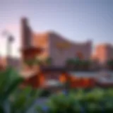 Exterior view of Oregano Al Furjan showcasing its unique architecture