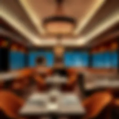 Elegance and Comfort in the Ambiance Interior ambiance highlighting the elegant decor and inviting atmosphere