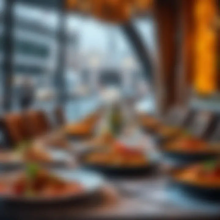 Signature Dishes that Delight the Senses A beautifully arranged table set with signature dishes from the restaurant