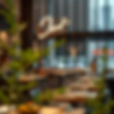 A modern Detroit restaurant featuring oregano in its decor and dishes