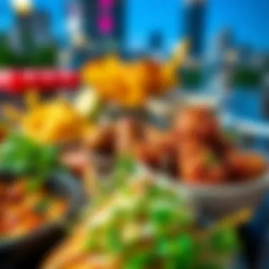 Mediterranean Delicacies Infused with Oregano A medley of Mediterranean dishes featuring oregano