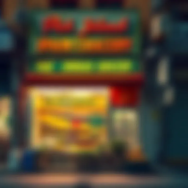 Pak Jinnah Grocery Exterior Exterior view of Pak Jinnah Grocery showcasing vibrant storefront