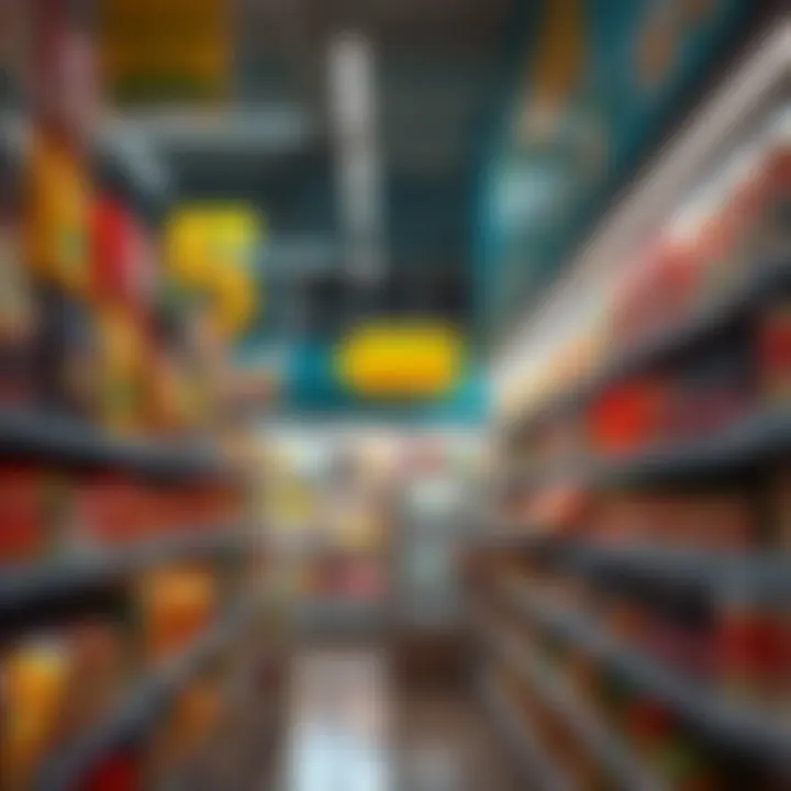 Diverse Product Aisles at Pak Jinnah Grocery Aisles filled with diverse products reflecting cultural offerings