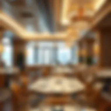 Elegant interior design of Prato Restaurant showcasing its unique ambiance