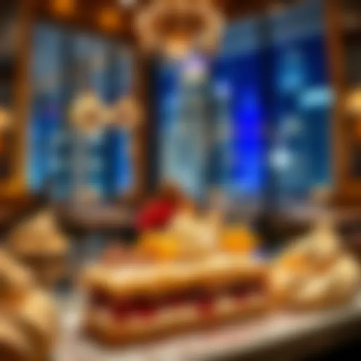 Exquisite dessert selection highlighting Prato’s sweet offerings