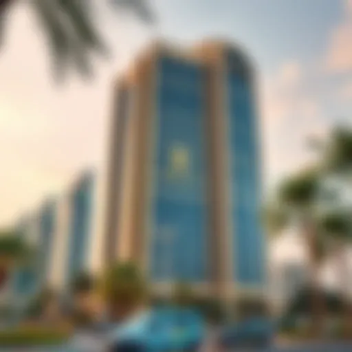 Exterior view of the Rafco Building showcasing its unique architectural design