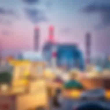 Modern facilities in Ras Al Khor highlighting diverse industries