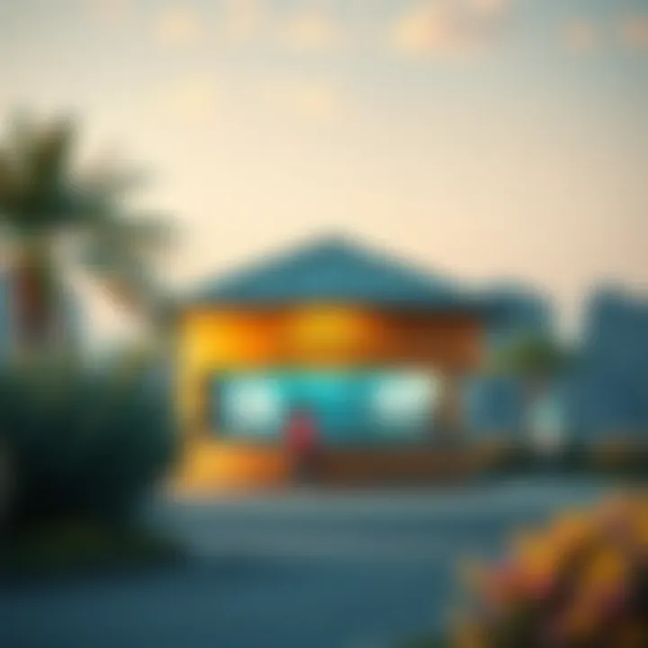 Information Hub for Guests Visitor center at Ras Al Khor Wildlife Sanctuary