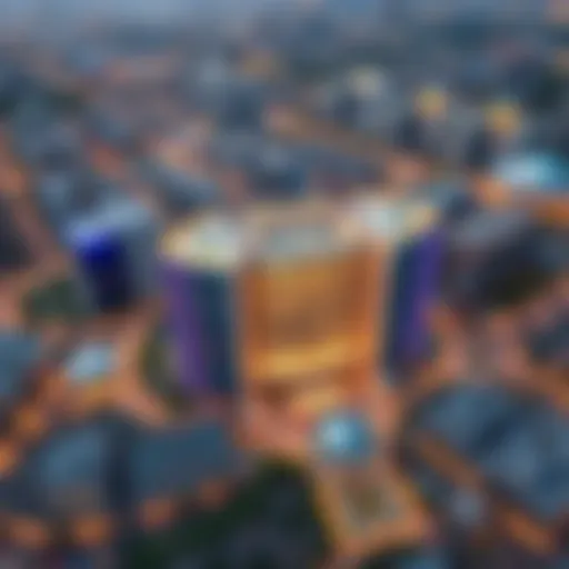 Aerial view of Rashidiya Center Point showcasing urban connectivity
