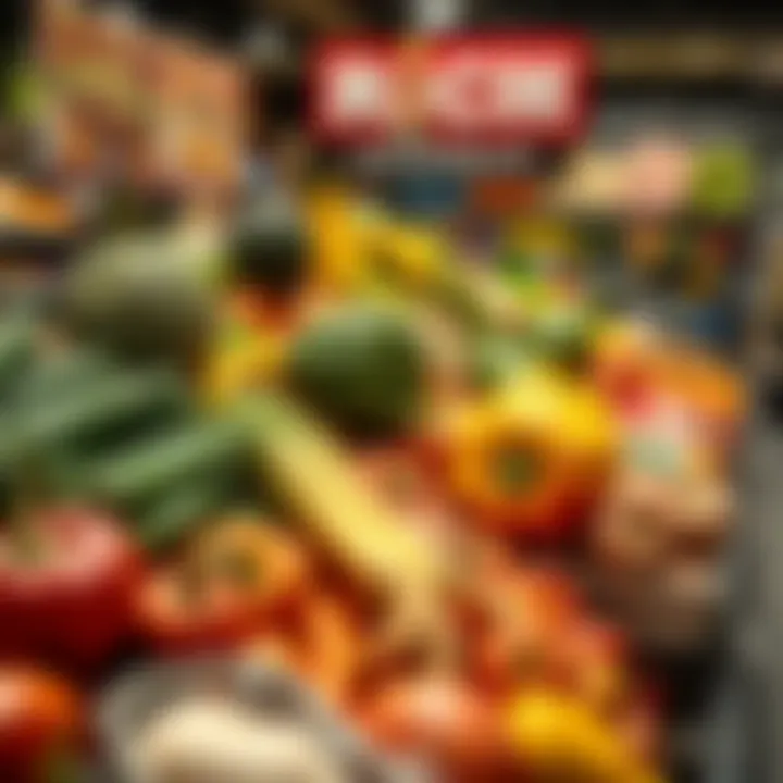 A display of fresh produce highlighting the quality and variety available