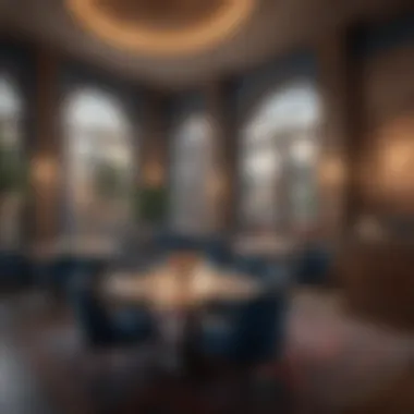 Elegant Ambiance at Rigel Dubai Stunning interior design of Rigel Dubai showcasing its elegant ambiance.