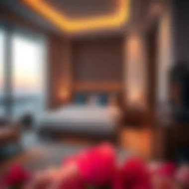 Elegant Bedroom at Roda Amwaj Suites Elegant bedroom setup at Roda Amwaj Suites