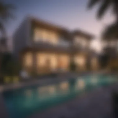 Modern Architecture of Samari Residence Lush exterior view of Samari Residence showcasing modern architecture