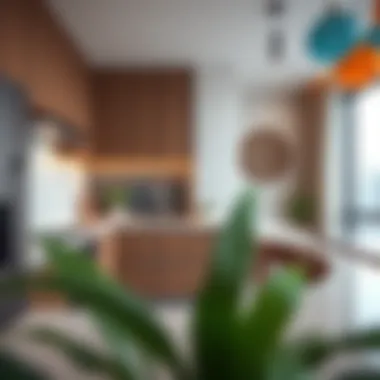 Modern Kitchen Design in Samari Residence State-of-the-art kitchen in a 2 BHK unit at Samari Residence featuring high-end appliances and sleek design.