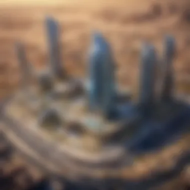 Innovation in Silicon Oasis Technology Centers Cutting-edge technology centers in Silicon Oasis symbolizing innovation