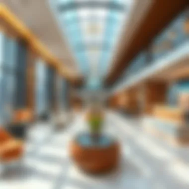 Interior amenities of Silicon Oasis Tower highlighting modern facilities