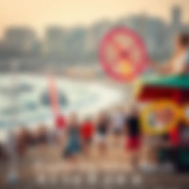 Recreational Activities in a Vibrant Setting Vibrant recreational activities at Silver Sands