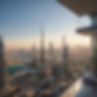 Stunning Views from Soma Residence Panoramic view from a Soma Residence balcony overlooking Dubai
