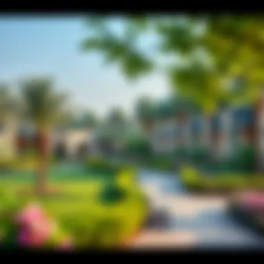 Lush green spaces and parks within Somerset Mews, emphasizing community lifestyle.