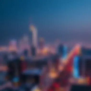 Breathtaking Skyline of Sultan Bin Saleh Tecom Stunning skyline view of Sultan Bin Saleh Tecom