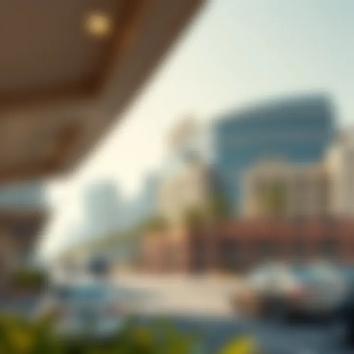 Convenient Amenities Surrounding Sultan Business Center A view of the surrounding amenities and transportation options near the center