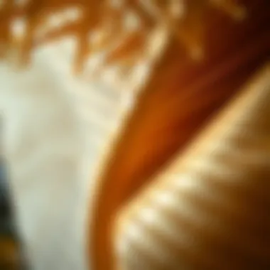 Intricate Patterns of Palm Leaf Textiles A close-up of palm leaf textiles showcasing intricate patterns and textures.