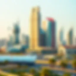 Stunning skyline showcasing modern architectural designs in Dubai