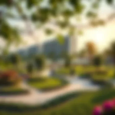 Community Park in The Greens Community park filled with lush greenery and recreational spaces for families