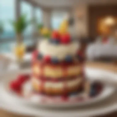 Artfully Crafted Dessert Experience Delightful dessert presentation at The Hamptons