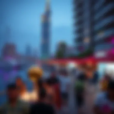 Community events taking place at the marina