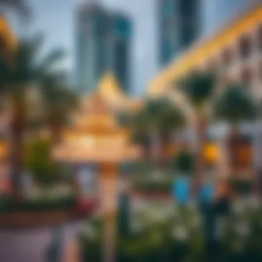 Community Park in Town Square Dubai Close-up of Town Square Dubai's vibrant community park