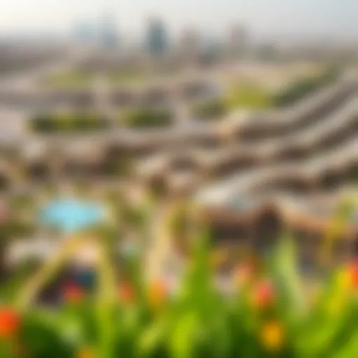 Panoramic View of Umm Al Ramool A panoramic view of Umm Al Ramool showcasing its blend of modern architecture and green spaces