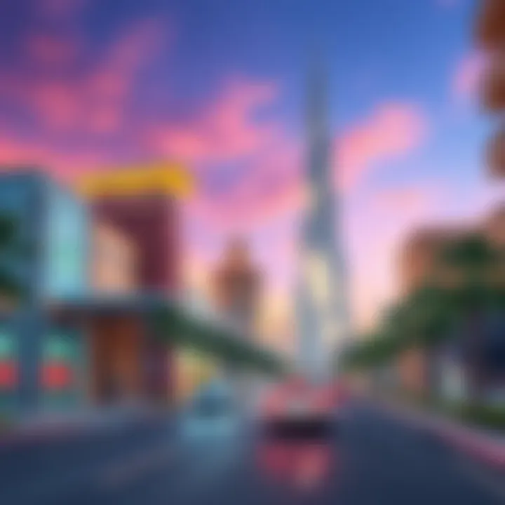 Cultural Landmarks on Al Wasl Cultural landmarks along Al Wasl Road reflecting Dubai's heritage