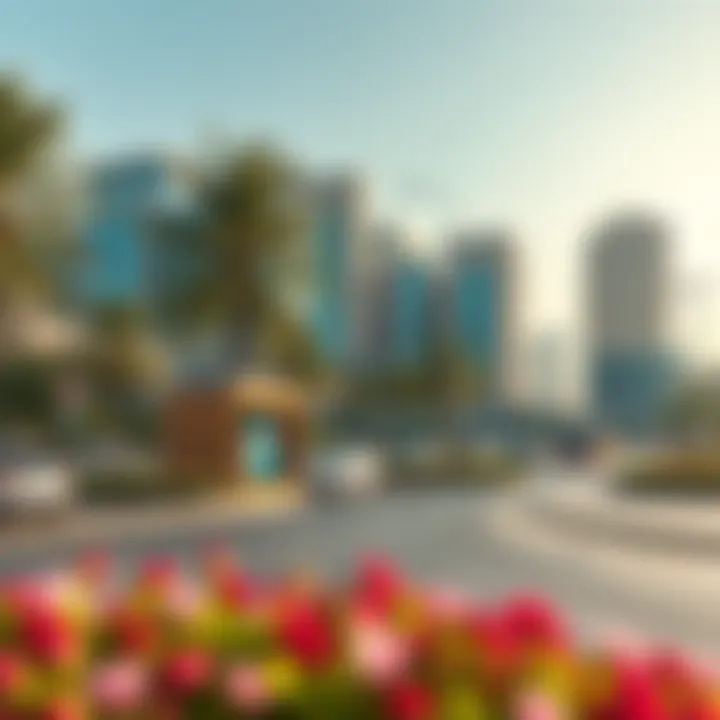 Recreational Spaces on Al Wasl Road Recreational spaces and parks along Al Wasl Road inviting residents and visitors