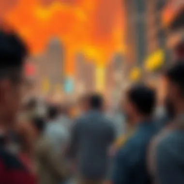 Community gathering to discuss fire safety measures