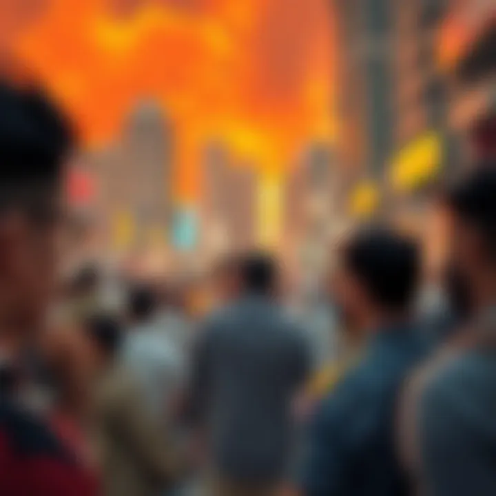 Community gathering to discuss fire safety measures