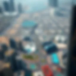 Aerial view showcasing the expansive layout of Dubai South