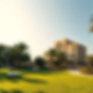 Serene Park in Qusais A serene park in Qusais, perfect for relaxation and leisure