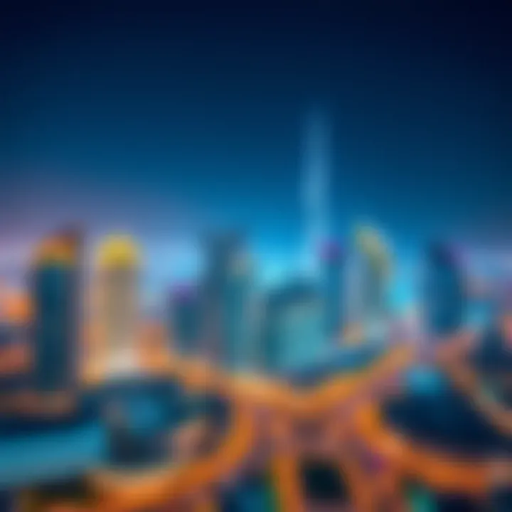 DIFC Architectural Skyline Aerial view showcasing the architectural skyline of DIFC