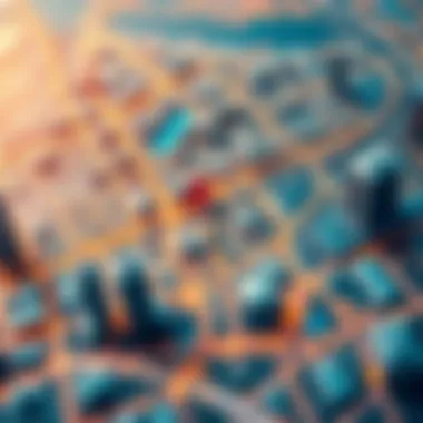 DIFC Location Map Map highlighting the strategic location of DIFC within Dubai