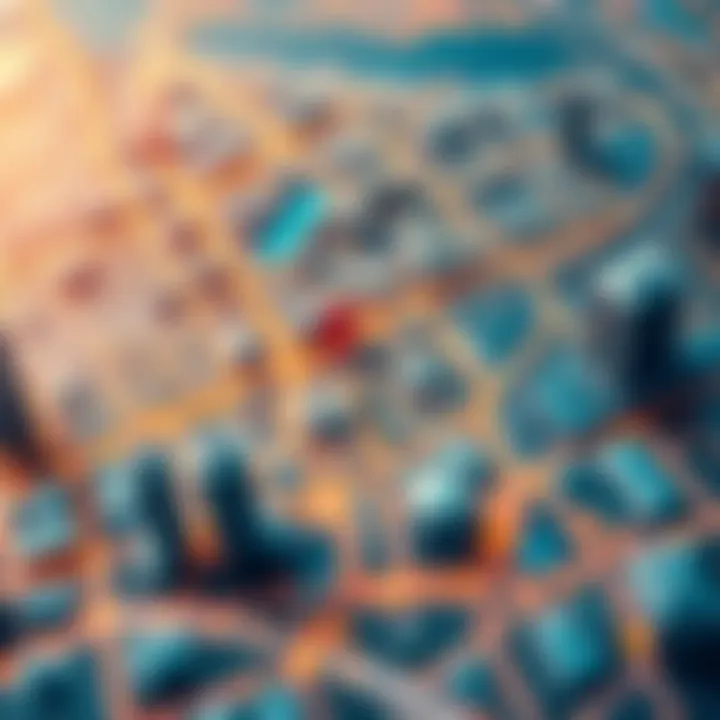 DIFC Location Map Map highlighting the strategic location of DIFC within Dubai