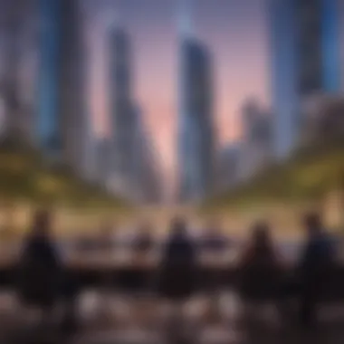 Business Collaboration in DIFC Business professionals engaging in a meeting at DIFC