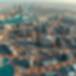 Aerial view of Dubai showcasing its expansive urban layout