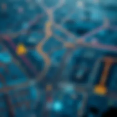 Connectivity Map of Al Khail Road Map highlighting the connectivity of Al Khail Road in Dubai