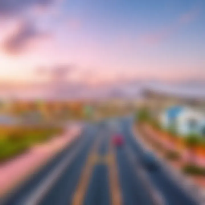 Access Roads Near Arabian Ranches Access roads and transport routes near Arabian Ranches