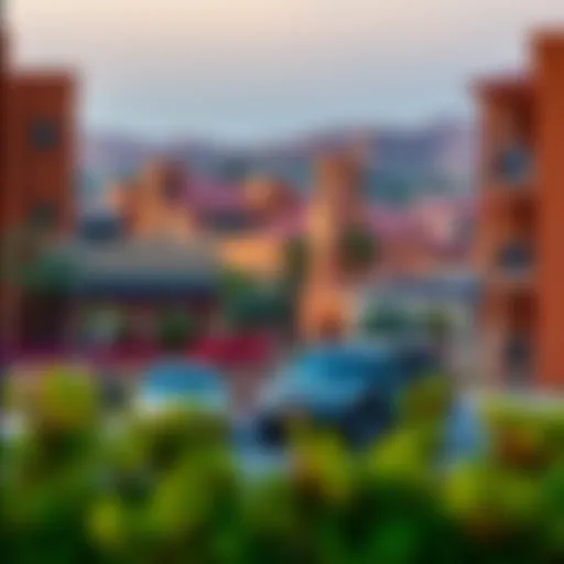 Vibrant View of Arabian Ranches Community Vibrant view of Arabian Ranches community